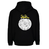 Iced out hoodie yellow moon