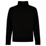 Black 3/4 Zip jumper