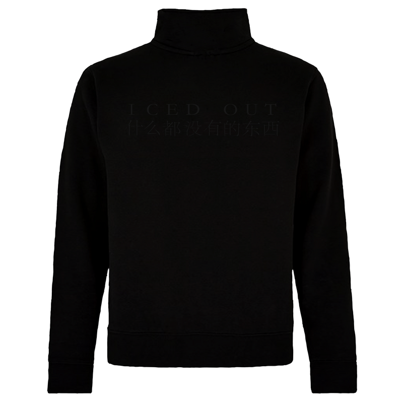 Black 3/4 Zip jumper